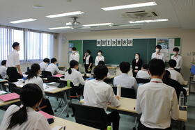 1年生実習決意表明を行いました♪